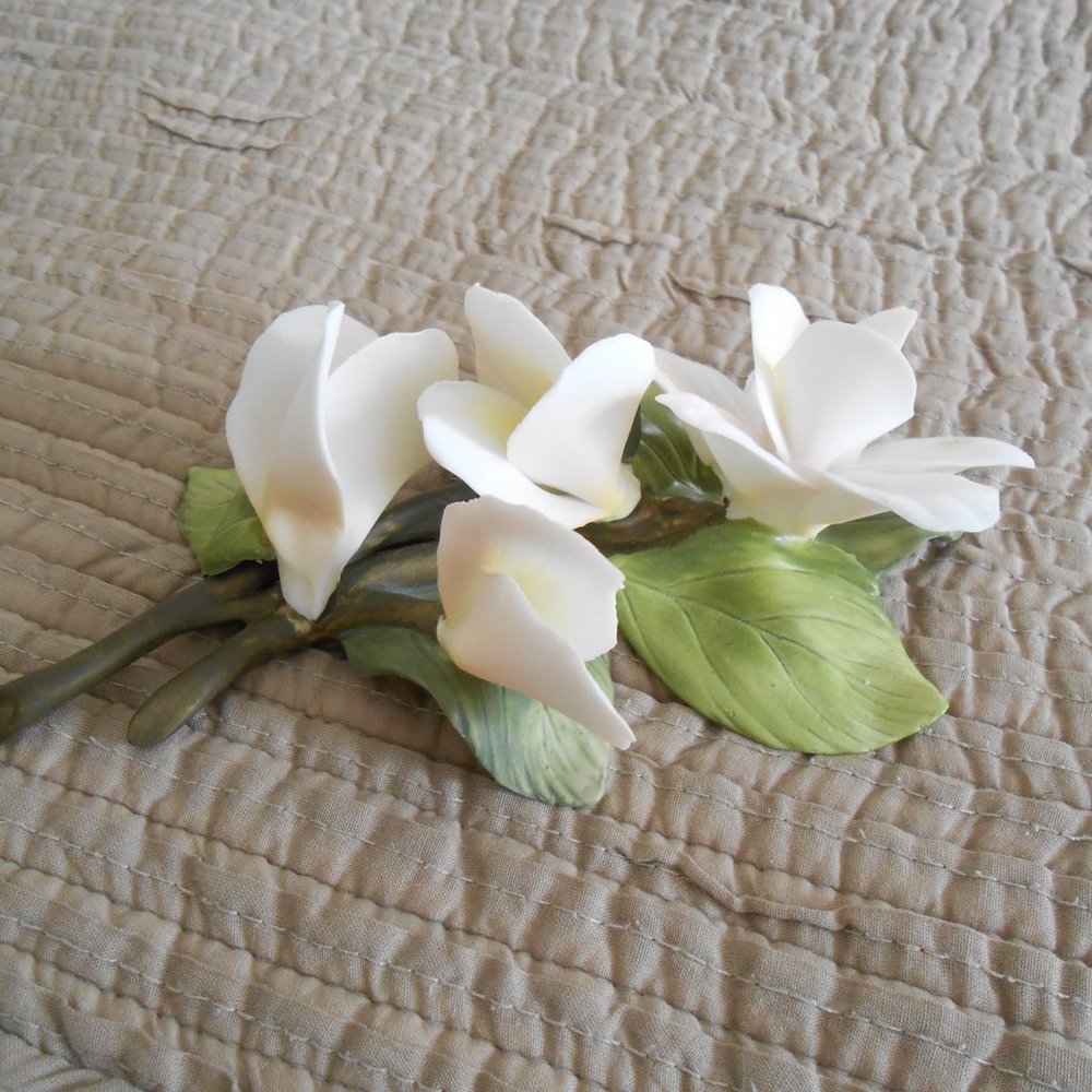 Bisque Porcelain Flower - Picture 3 of 8
